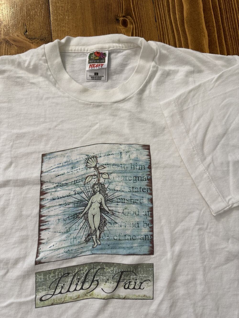 Vintage 199 Ultra RARE Lilith Fair A Celebration Of Women In Music T-Shirt Large